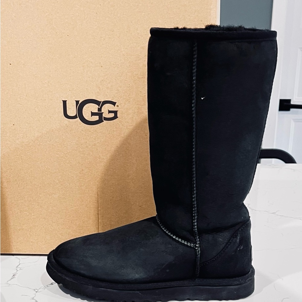 UGG Tall Black Winter Boots